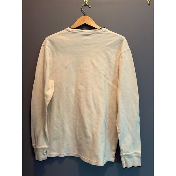 Polo Ralph Lauren Men's 2XL Ivory Pajama Top Long Sleeve V-Neck - Picture 7 of 9